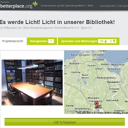 Crowdfundingprojekt Es werde Licht