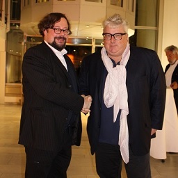 Björn Berghausen, BBWA, begrüßt Hans Georg Näder, Ottobock HaelthCare GmbH 256 2