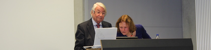 Prof. Wolfrudolf Laux, langjähriges Vorstandsmitglied des BAK, trägt zum 50.Jubiläum im Dezember 2014 die Gründungsgeschichte vor. ArbeitskreiseBAK