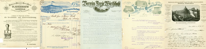 Sammlung Briefkpfe